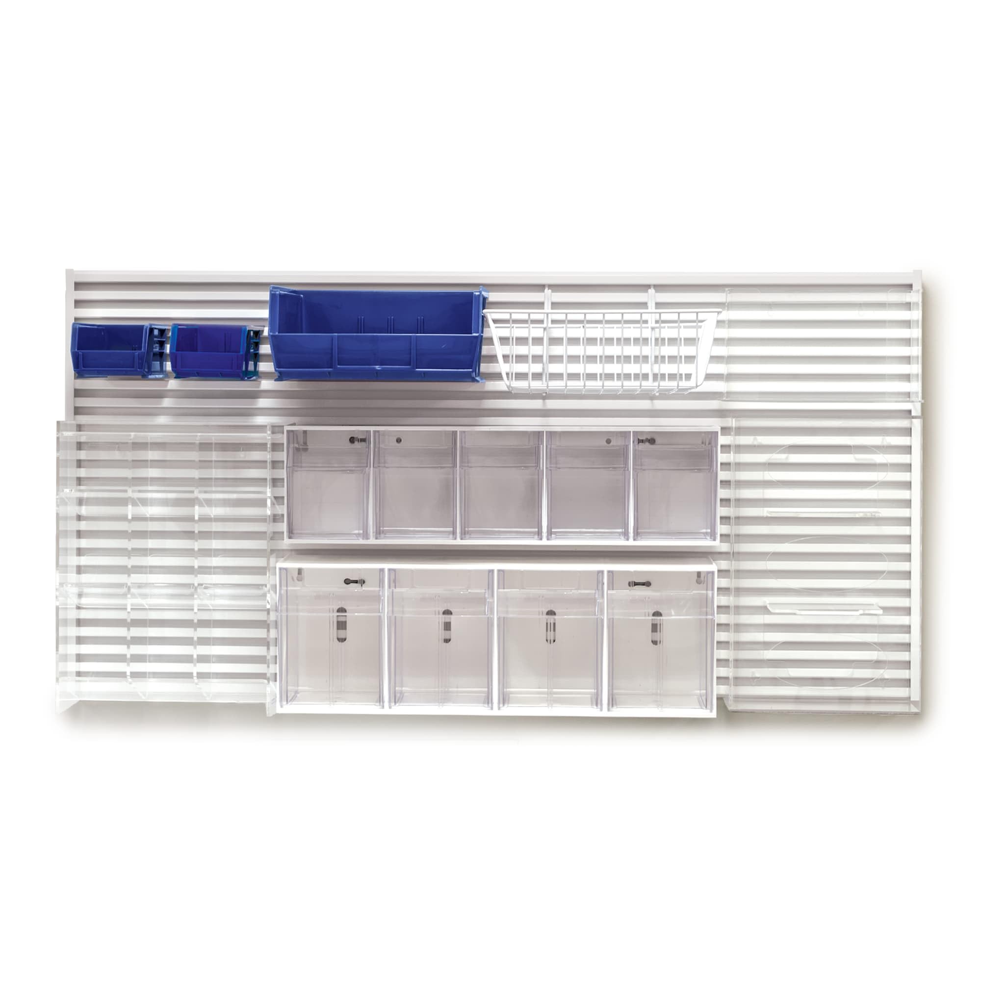 Marketlab Labwall Lab Organization Bundle with Wire Basket and
